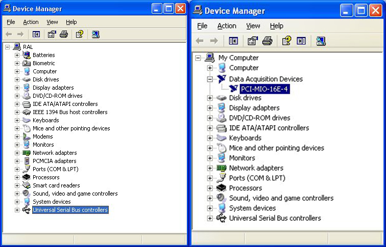 Device Manager List